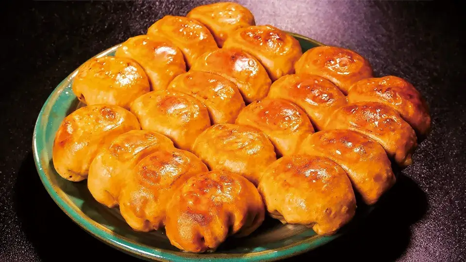 福包み揚げ焼き餃子